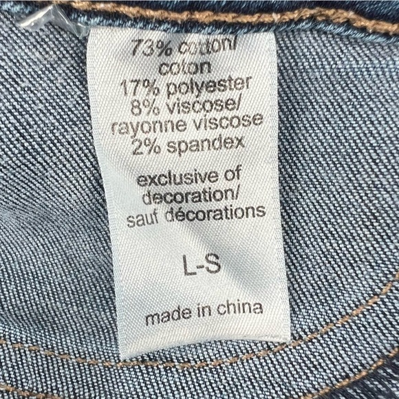 Maurice’s Distressed Skinny Jeans Size Large Short Women’s - Picture 4 of 5